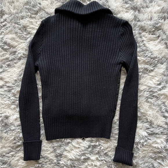 Rue 21 bomber style jacket, black, size small - Picture 4 of 5